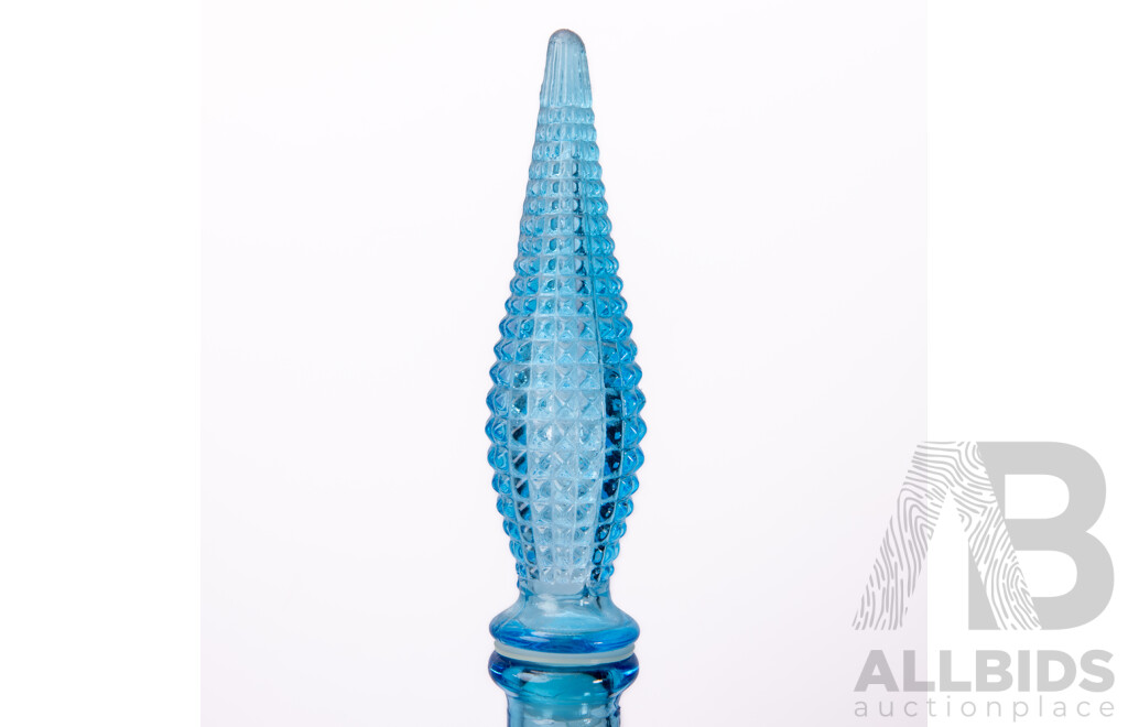 Matched Pair of Vintage Glass Genie Bottles