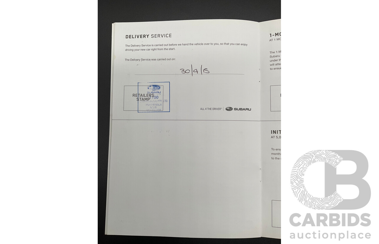 4/2015 Subaru XV 2.0i Sunshine Yellow Special Edition MY14 4d Wagon Sunshine Yellow 2.0L