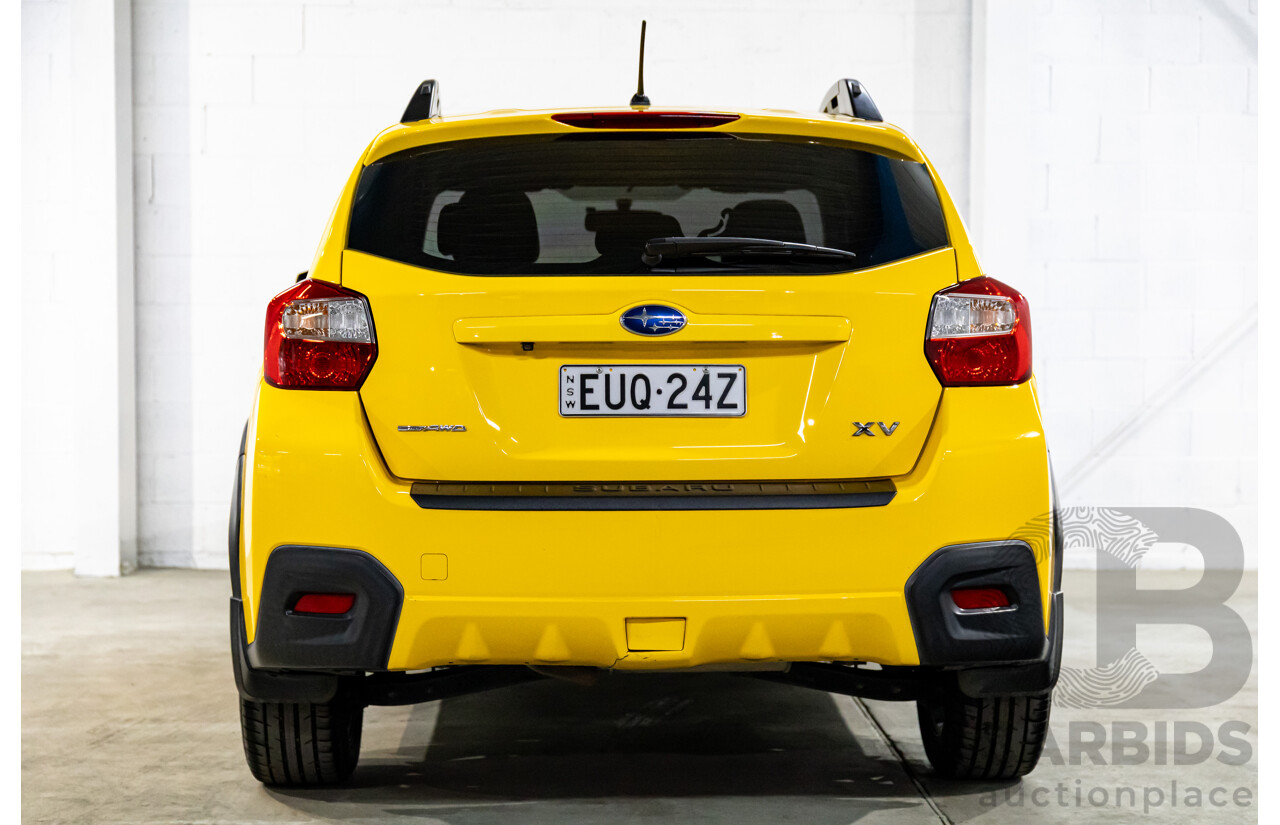 4/2015 Subaru XV 2.0i Sunshine Yellow Special Edition MY14 4d Wagon Sunshine Yellow 2.0L