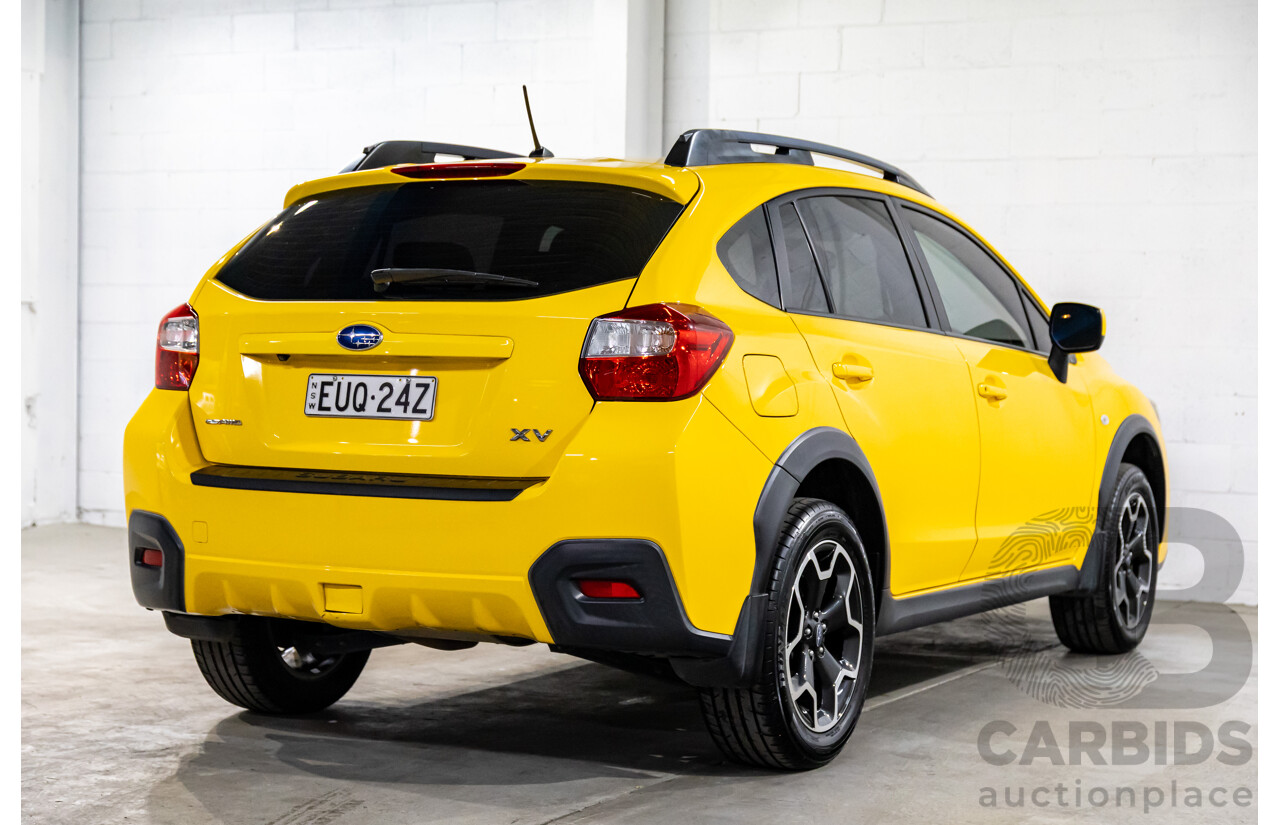 4/2015 Subaru XV 2.0i Sunshine Yellow Special Edition MY14 4d Wagon Sunshine Yellow 2.0L