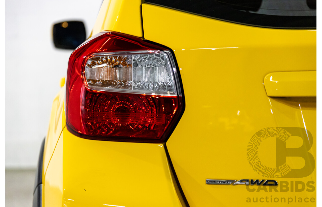 4/2015 Subaru XV 2.0i Sunshine Yellow Special Edition MY14 4d Wagon Sunshine Yellow 2.0L