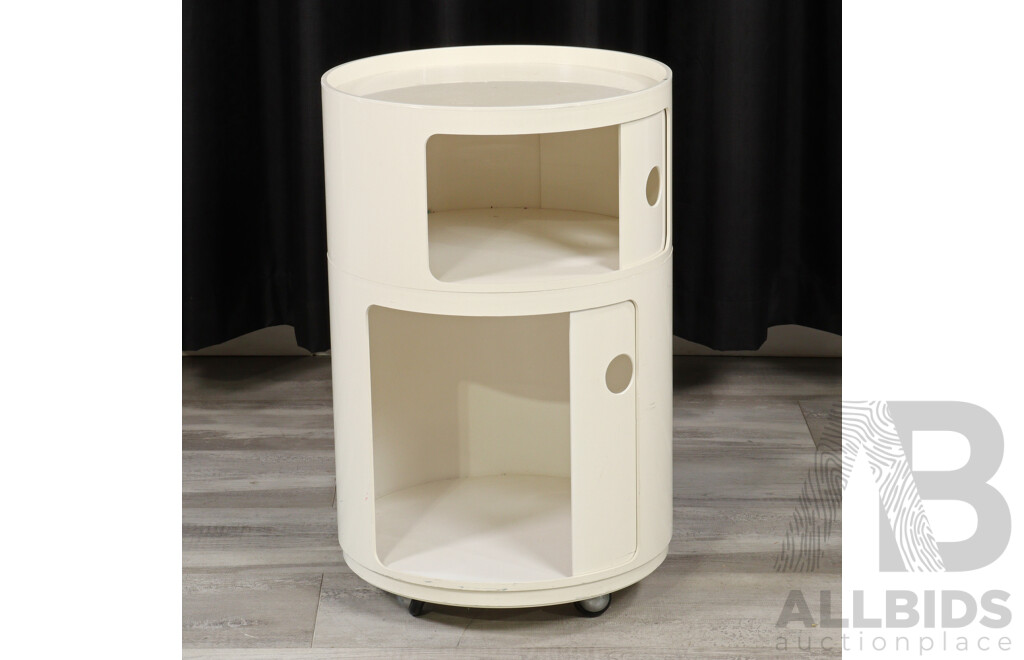Componibili White ABS Plastic Side Table by Anna Castelli Ferrieri for Kartell