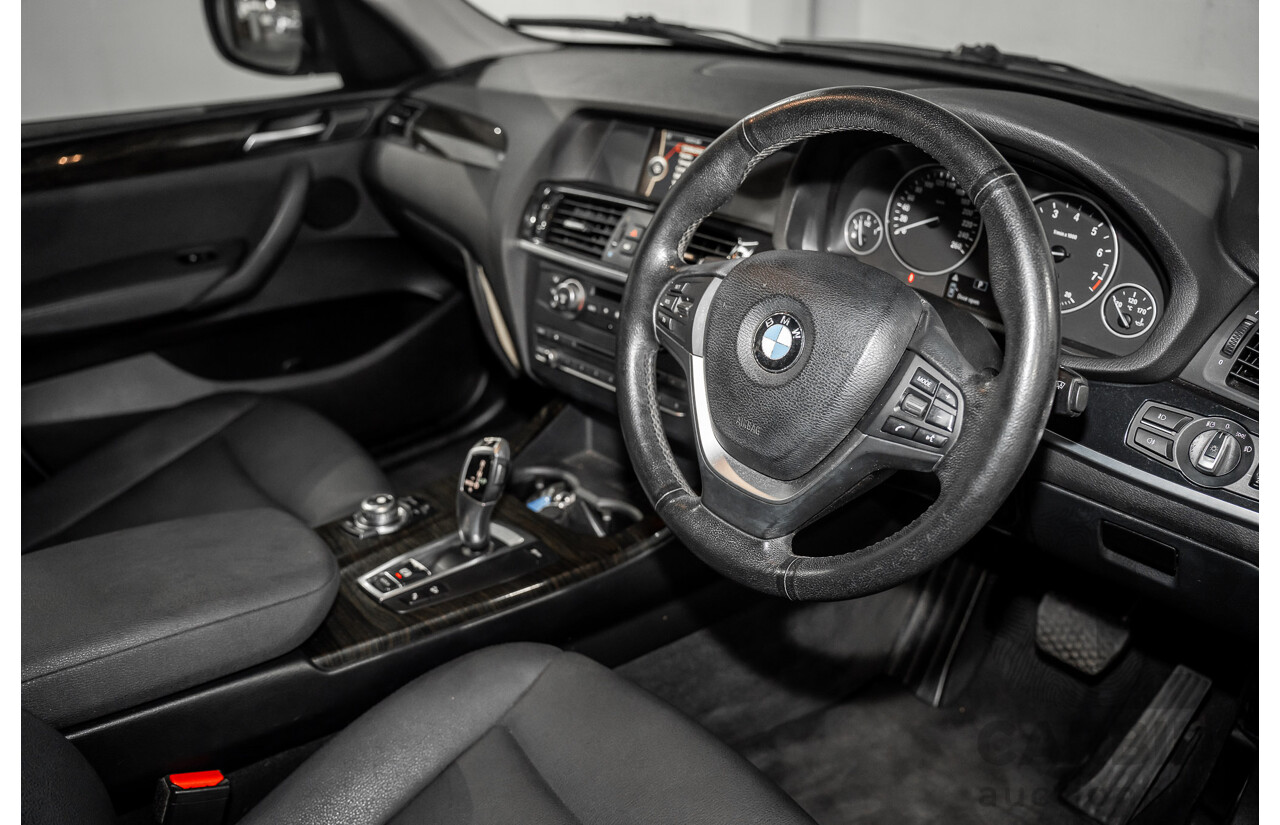 3/2012 BMW X3 xDrive20i F25 4d Wagon Space Grey Metallic Turbo 2.0L