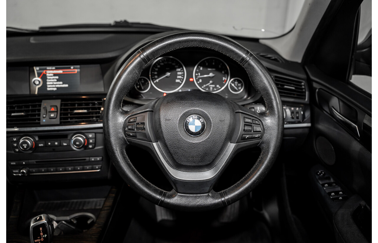 3/2012 BMW X3 xDrive20i F25 4d Wagon Space Grey Metallic Turbo 2.0L