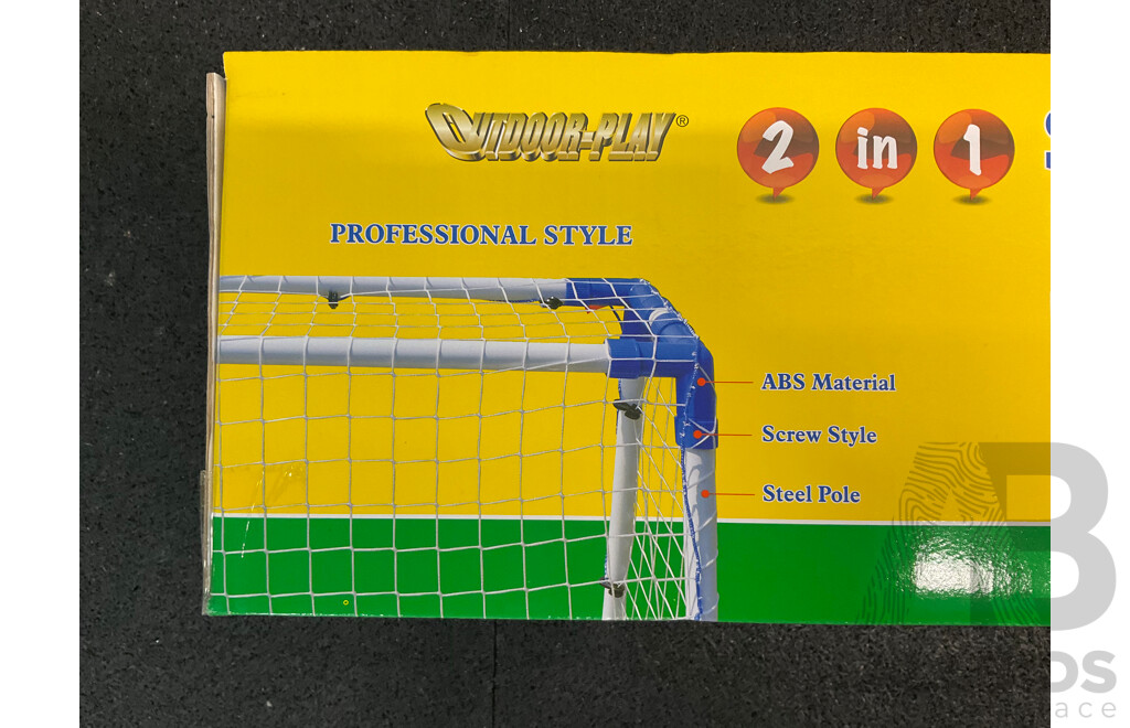 2in1 Steel SOCCER / HOCKEY Goal