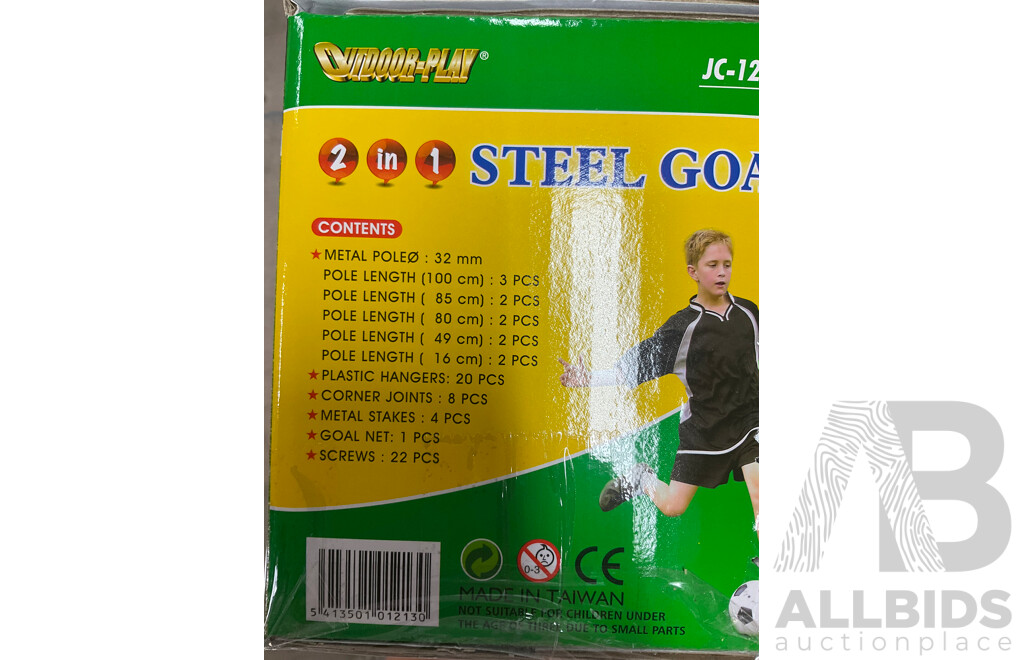 2in1 Steel SOCCER / HOCKEY Goal
