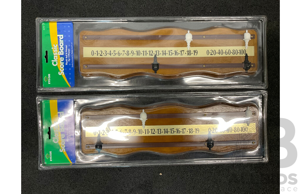 Assorted Billiard Equipment, Including Goldfinger Nick Varner Cue (6x) and More  - Lot of 15