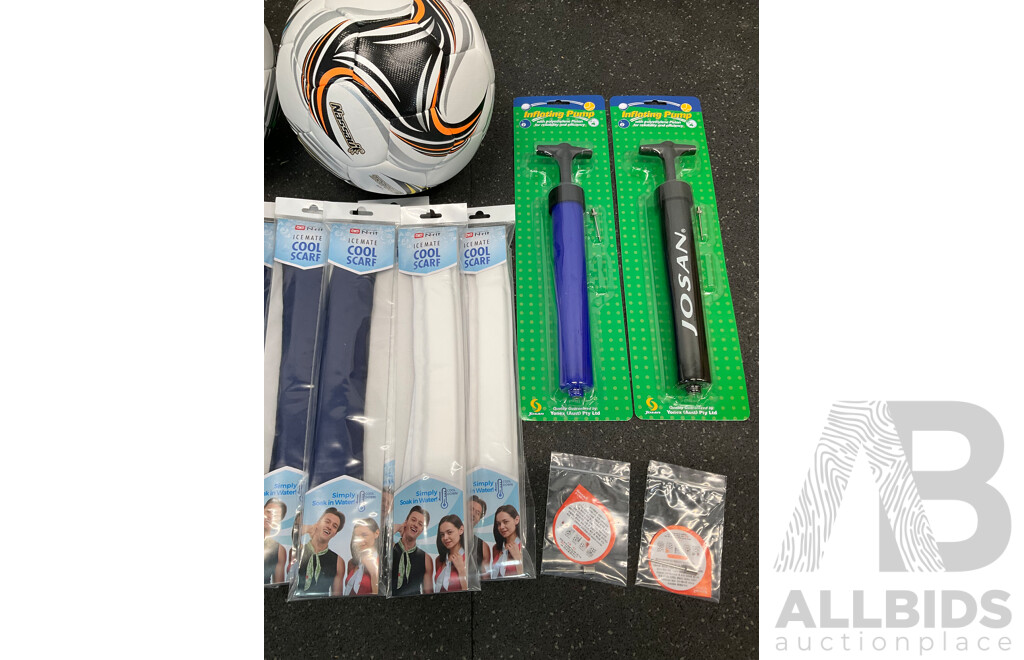 Assorted Soccer Football Training Equipment  - Lot of 31