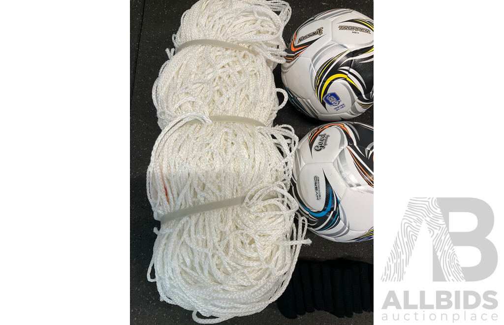 Assorted Soccer Football Training Equipment  - Lot of 31