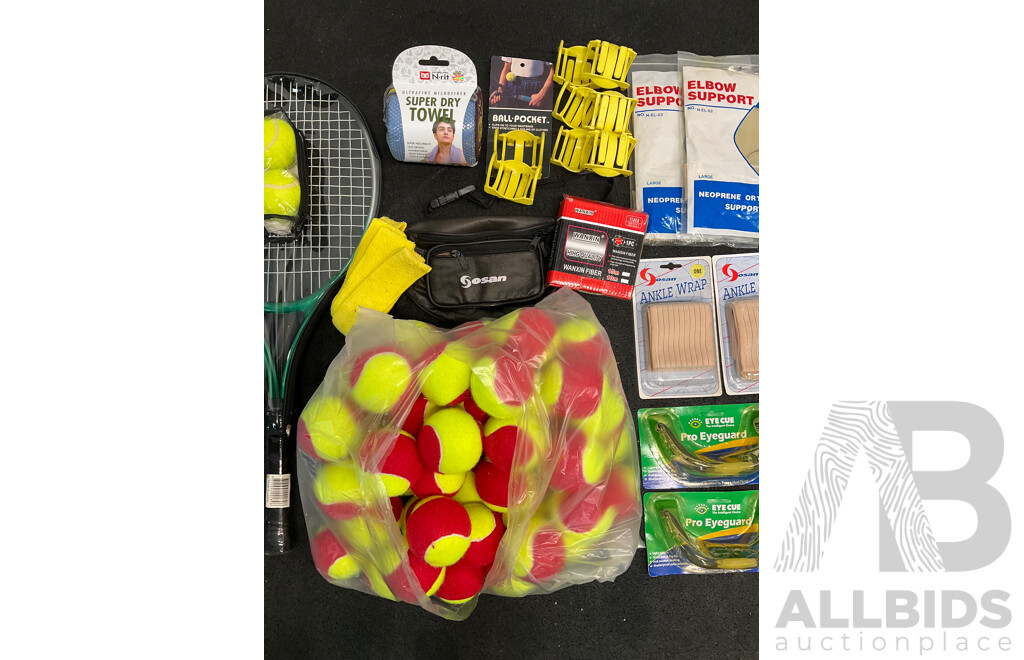 Collection of Various Sport Tennis Equipment - Lot of 92