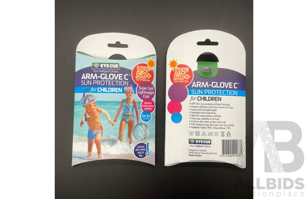 EYECUE Arm Glove - Kids (Blue) - Lot of 20