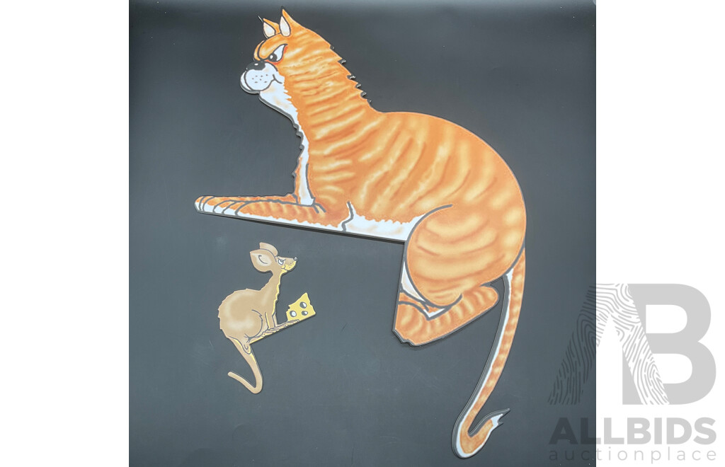 EYE CUE Angle Art - Cat and Mouse - Lot of 100