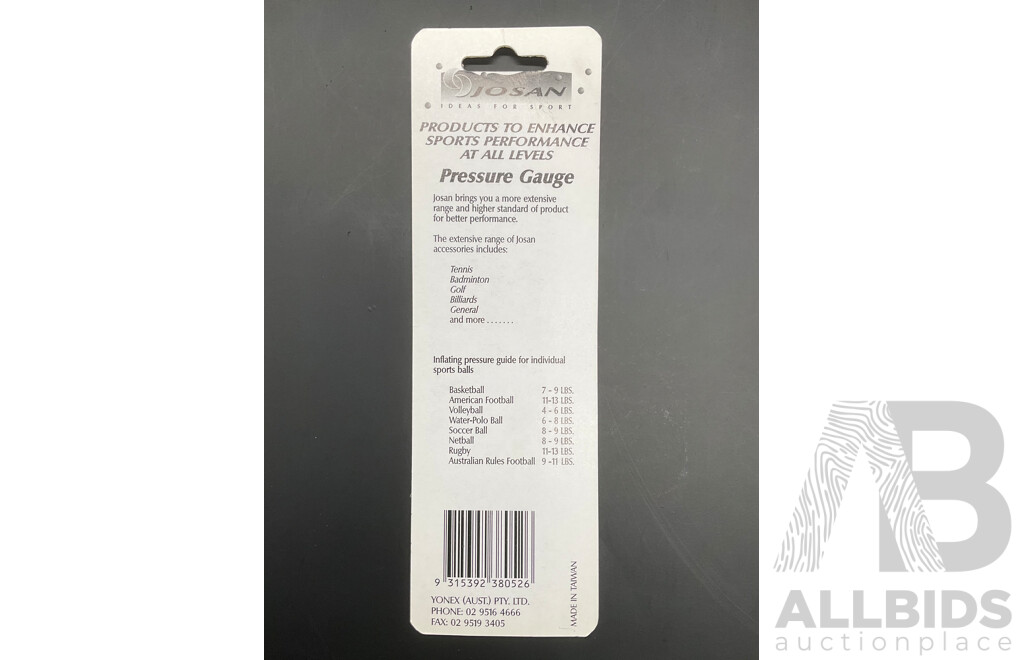 JOSAN Sport Ball Pressure Gauge Pen with Needle - Lot of 96