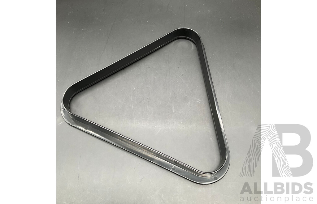 Assorted Billiard Equipment - 2'' Plastick Triangle - Lot of 50