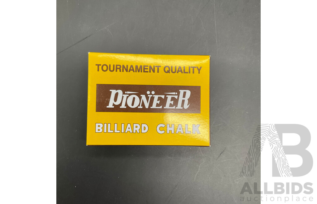 Assorted Billiard Equipment - Chalk Green - Lot of 864