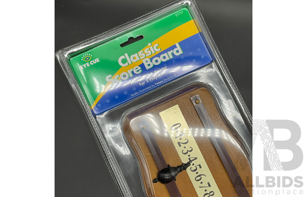 Assorted Billiard Equipment - Classic Score Board - Lot of 10