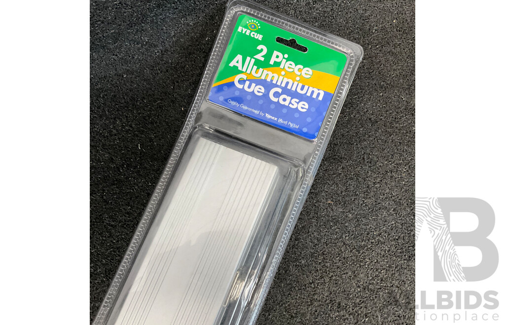 Assorted Billiard Equipment - Aluminium Cue Case - Lot of 10