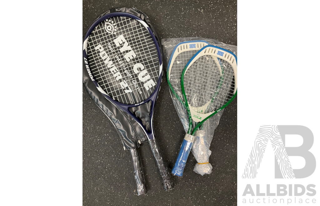 Collection of Various Sports Equipment for Tennis, Table Tennis, Volleyball, Basketball, Soccer, , Including Various Balls, Tennis Rotor Spin and More - Lot of 73