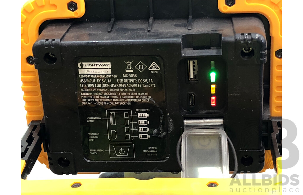 Lightway 10 Watt LED Worklight and Lenova Tripod