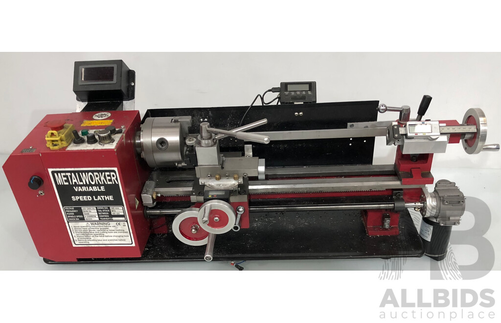 Metalworker 400mm Variable Speed Lathe