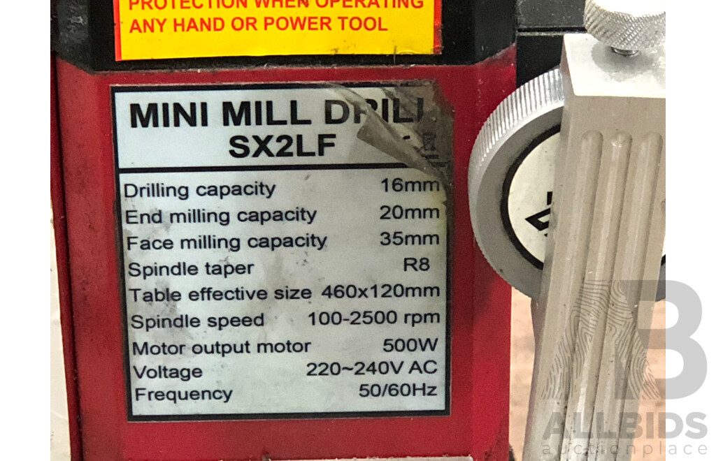 SIEG SX2LF HiTorque Milling & Drilling Machine