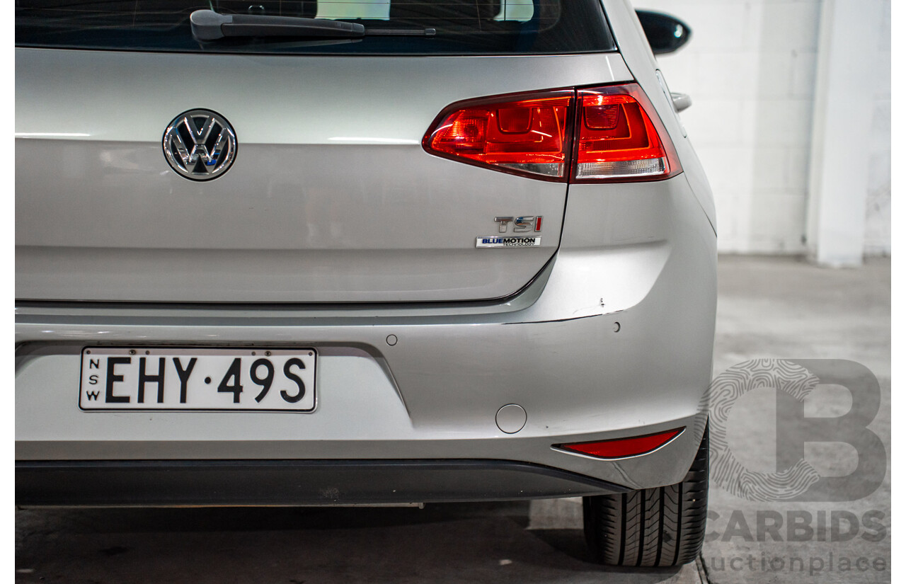 1/2015 Volkswagen Golf 90 TSI Comfortline AU MY15 4d Wagon Reflex Silver Turbo 1.4L