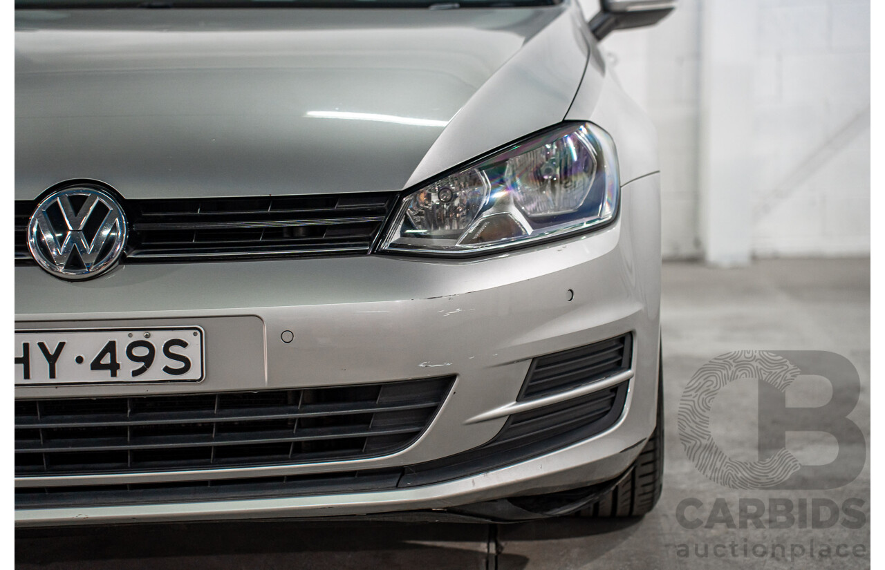 1/2015 Volkswagen Golf 90 TSI Comfortline AU MY15 4d Wagon Reflex Silver Turbo 1.4L