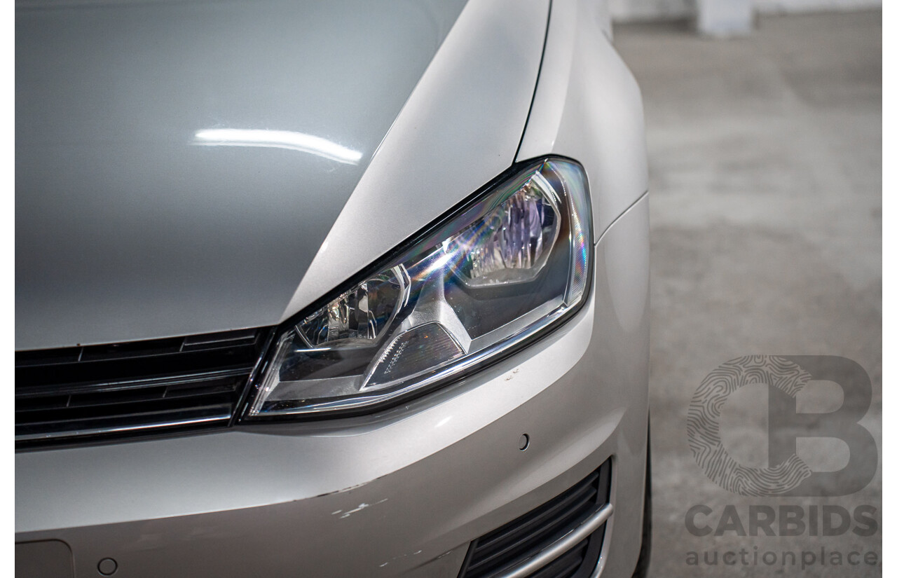 1/2015 Volkswagen Golf 90 TSI Comfortline AU MY15 4d Wagon Reflex Silver Turbo 1.4L