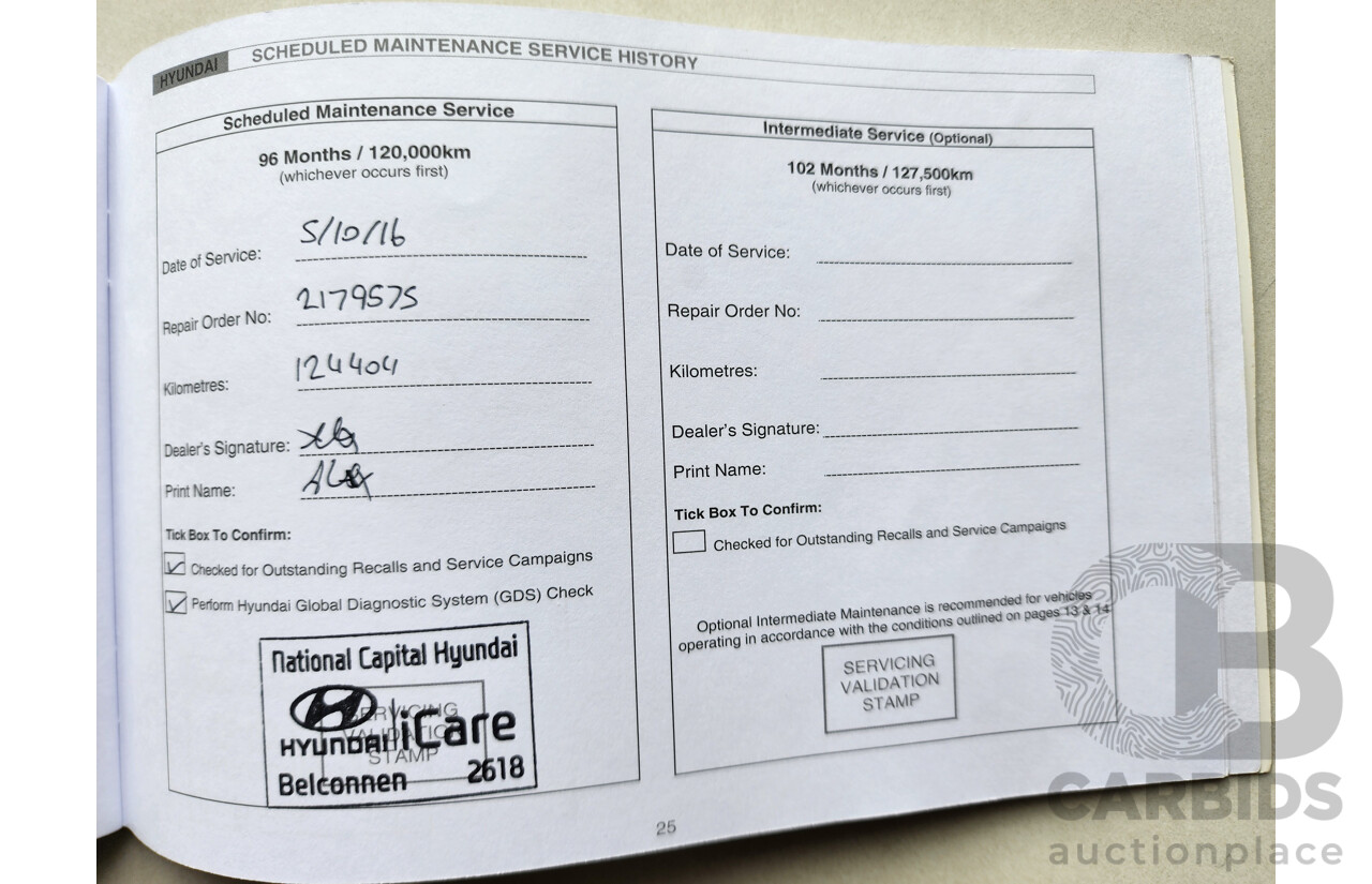 1/2013 Hyundai i30 Active GD 5d Hatchback Red 1.8L