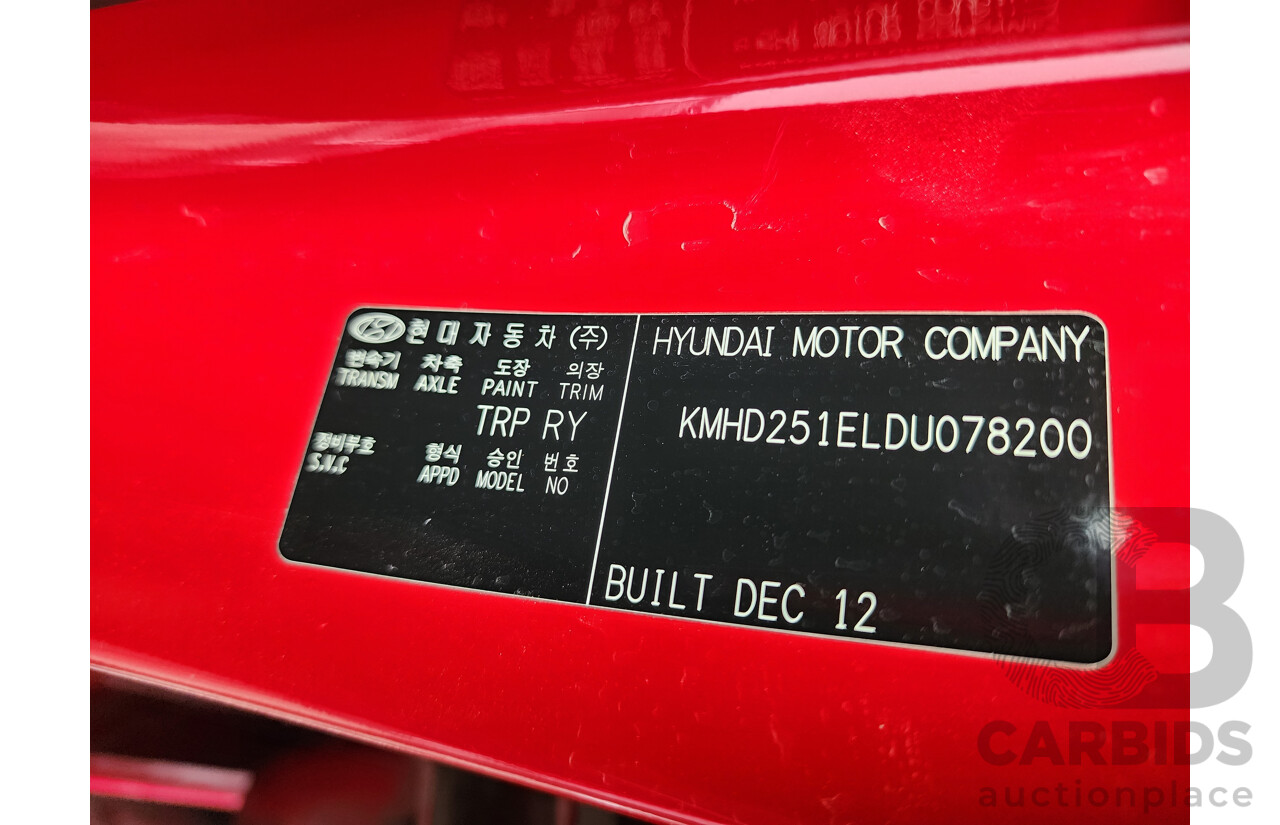 1/2013 Hyundai i30 Active GD 5d Hatchback Red 1.8L