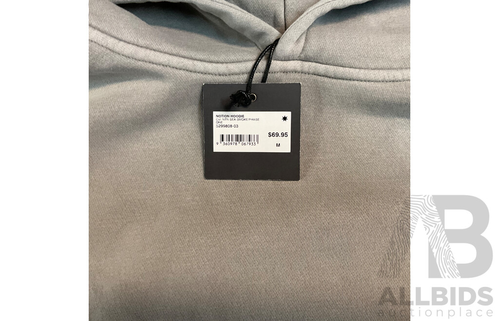 Neovision Beige Hoodie (M) & Notion Hoodie (M) & 2x NFL Basketball Raiders Shorts ( Size M & XL)