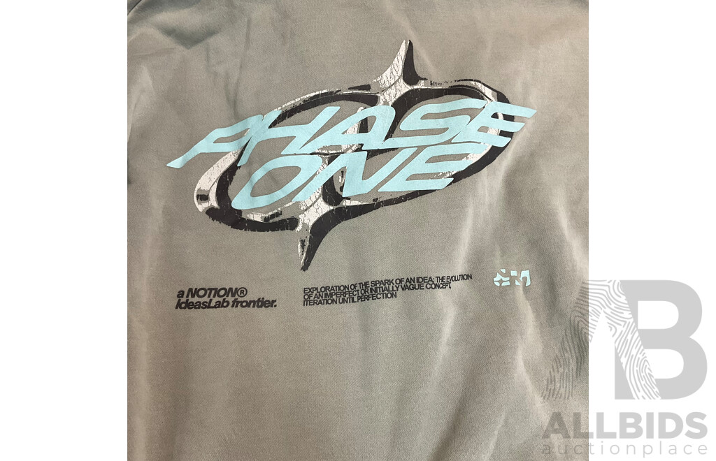 Neovision Beige Hoodie (M) & Notion Hoodie (M) & 2x NFL Basketball Raiders Shorts ( Size M & XL)