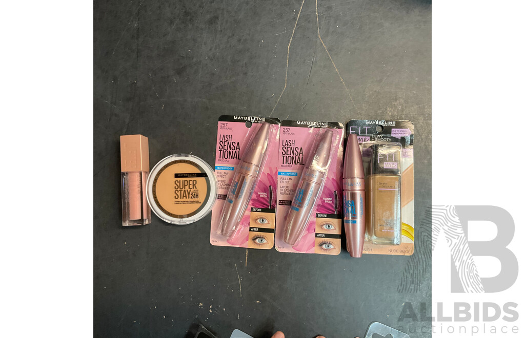 Mixed Lot - Revlon, Maybelline, BYS,Rimmel Make Up Items and More