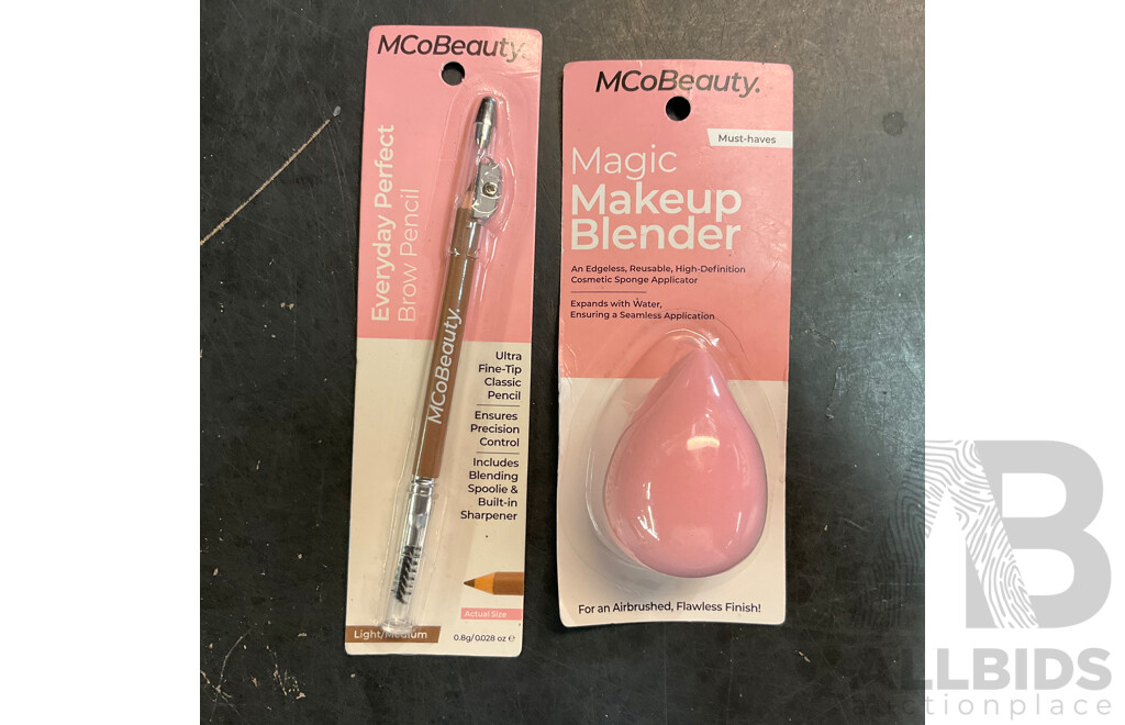 MCoBeauty Makeup Items - Brushes, Foundation, Lip Oil and More