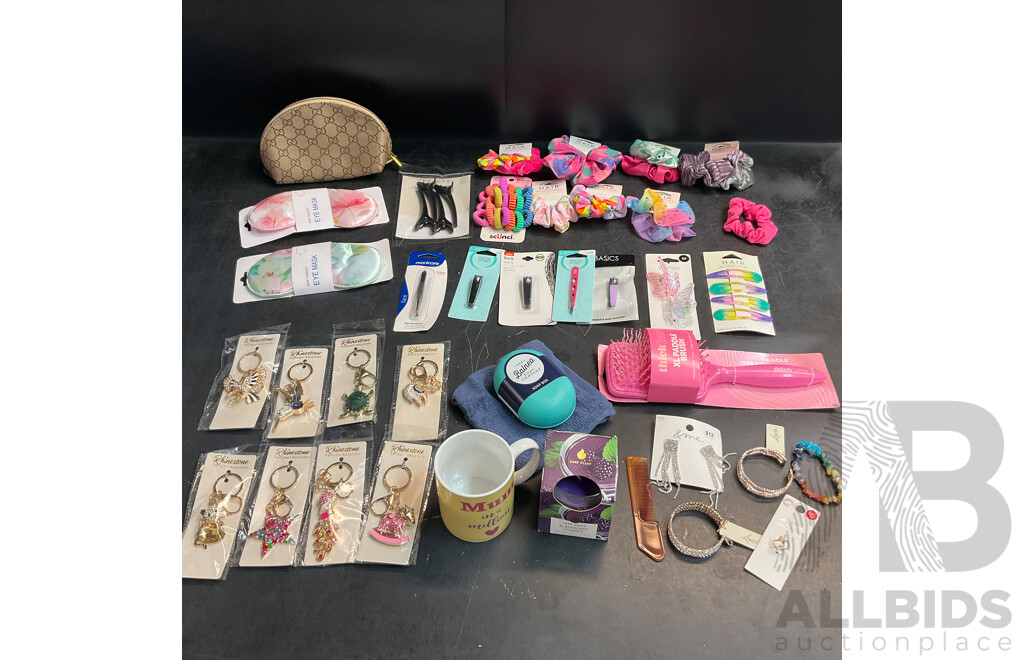 Assorted Rhinestone Pendant Keychain & Lovisa Jewellry and Hair, Bathroom Accessoriesand More