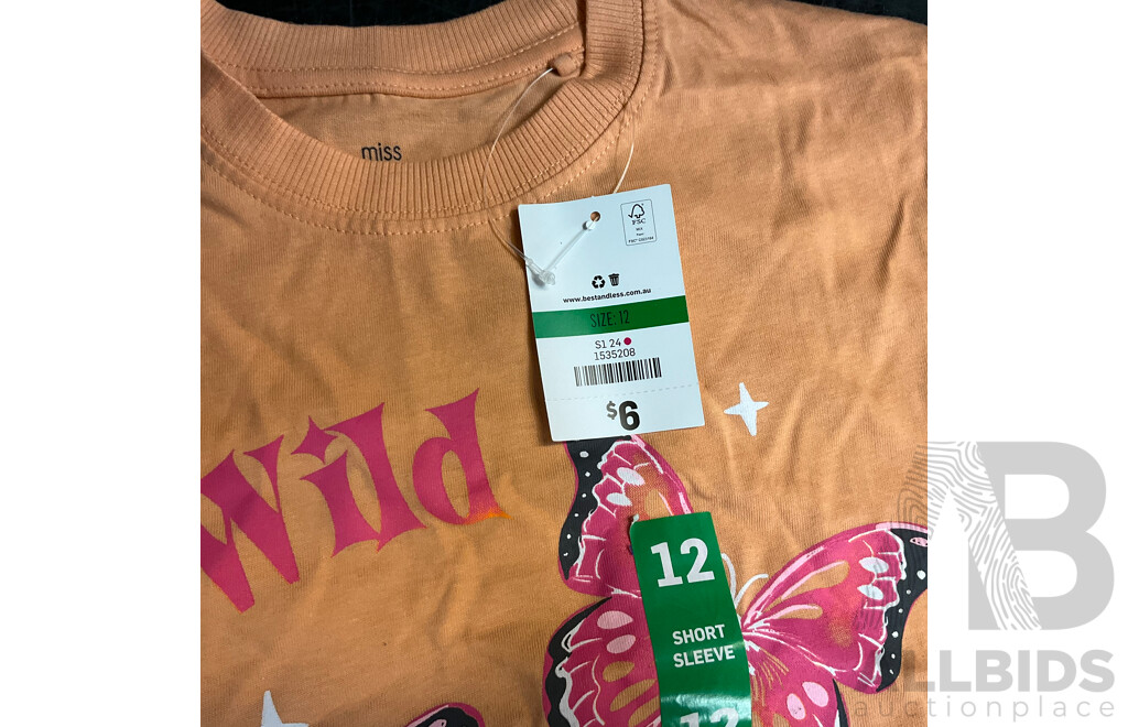 Assorted Girls' / Women's Clothes and Underwear and Socks and Hair Scrunchie