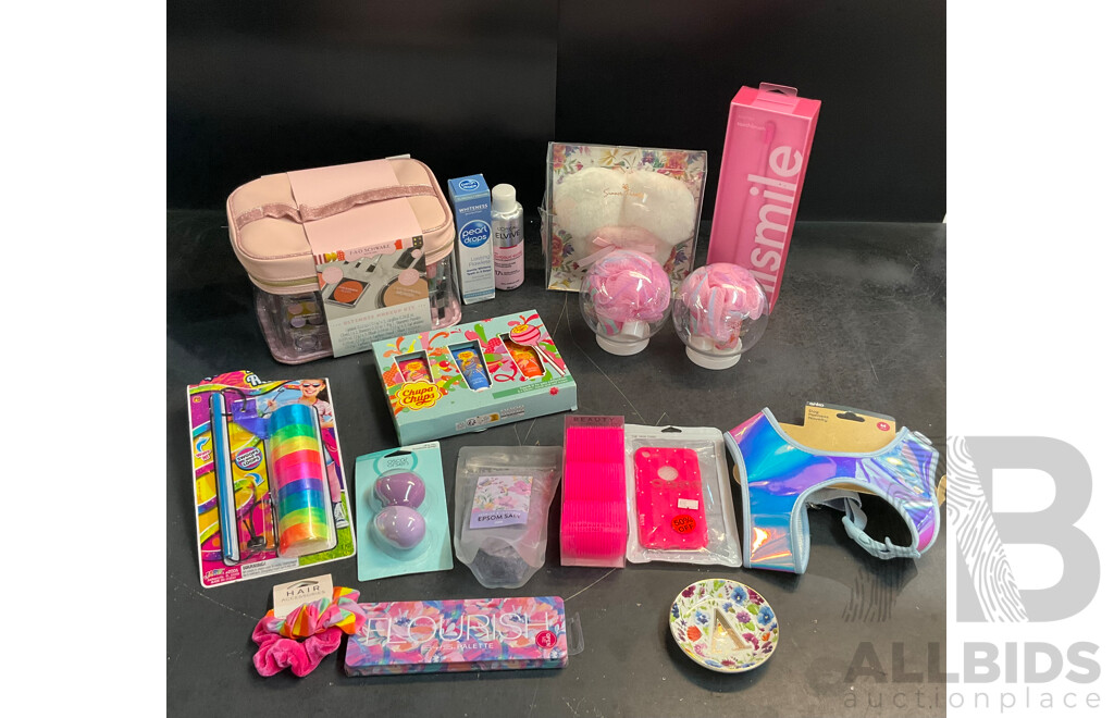 Assorted Bathroom, Beauty, Cosmetic Items and More