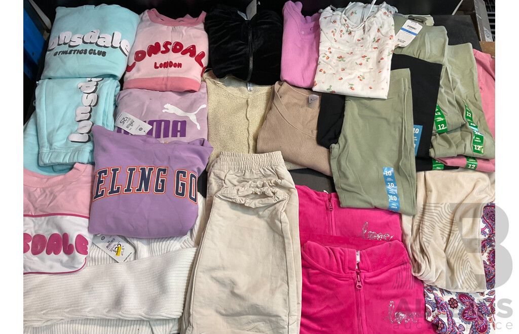 Assorted Apparel for Women and Youth - Vaiours Sizes