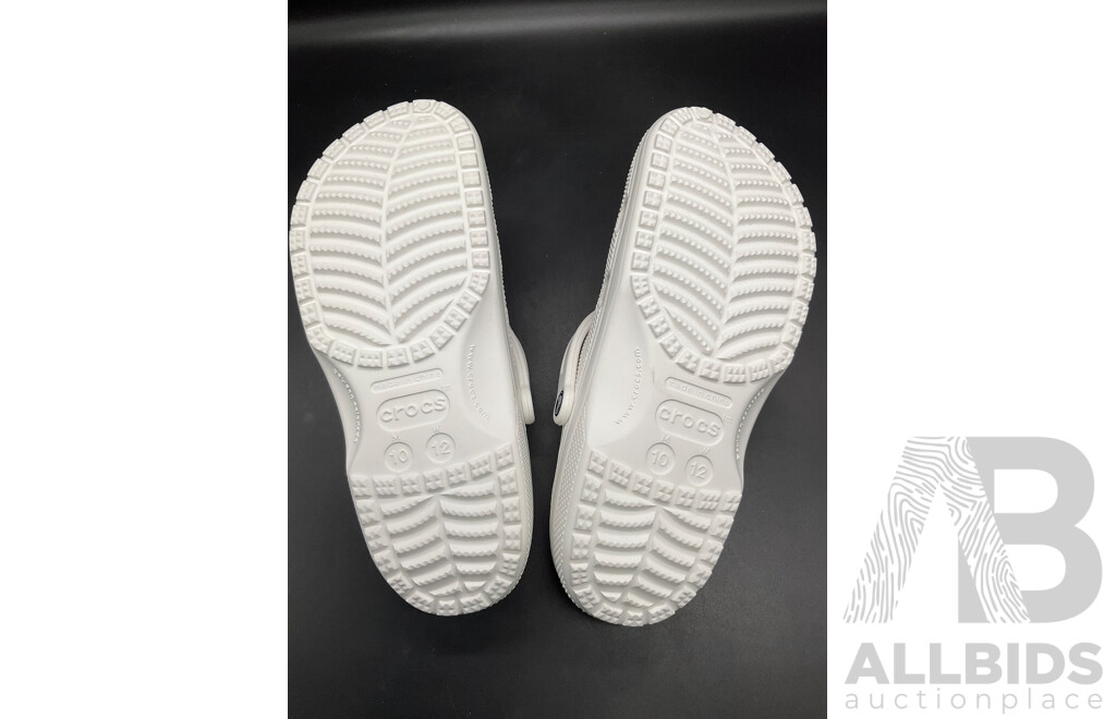 CROCS White Size M10/W12