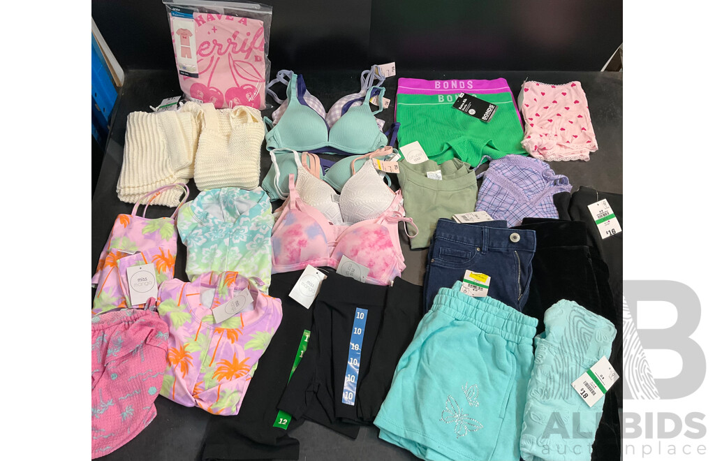 MIss Mango, Bonds Size 10,12 Youth Girls Apparel, Underwear & Women's Size 6 Clothing