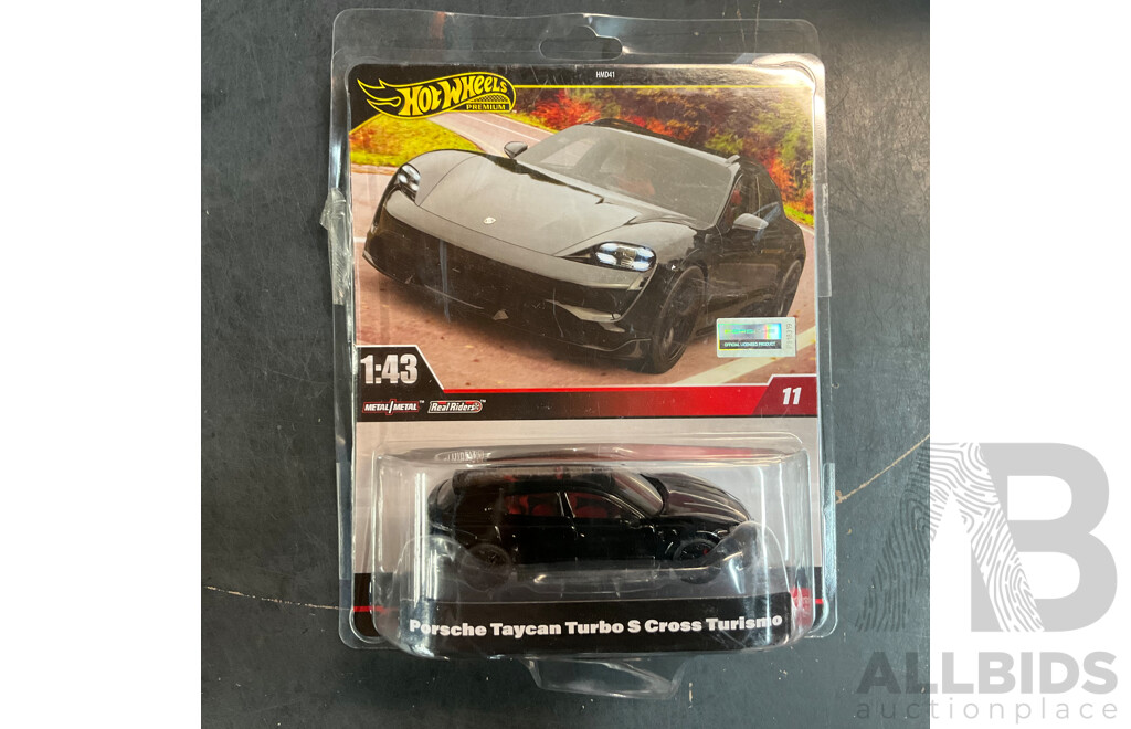 Assorted Hot Wheels Premium Set & 1:43 Diecast Cars