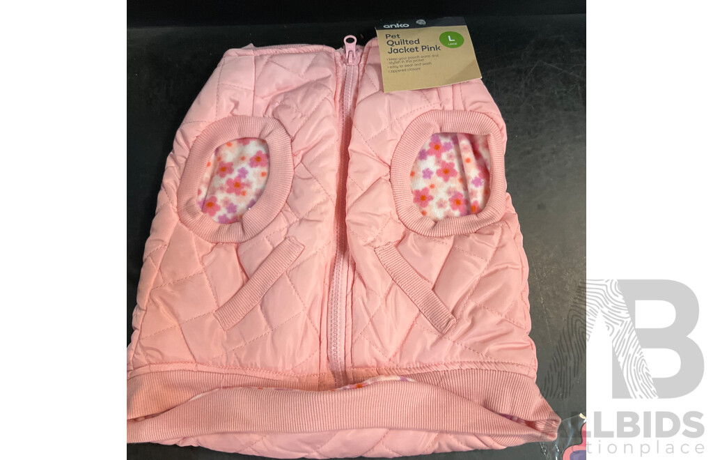 Assorted Aquarius Designs Jewellery & Kids Stickers & Toys and Assorted Bathroom Accessories & 1x Dog Jacket