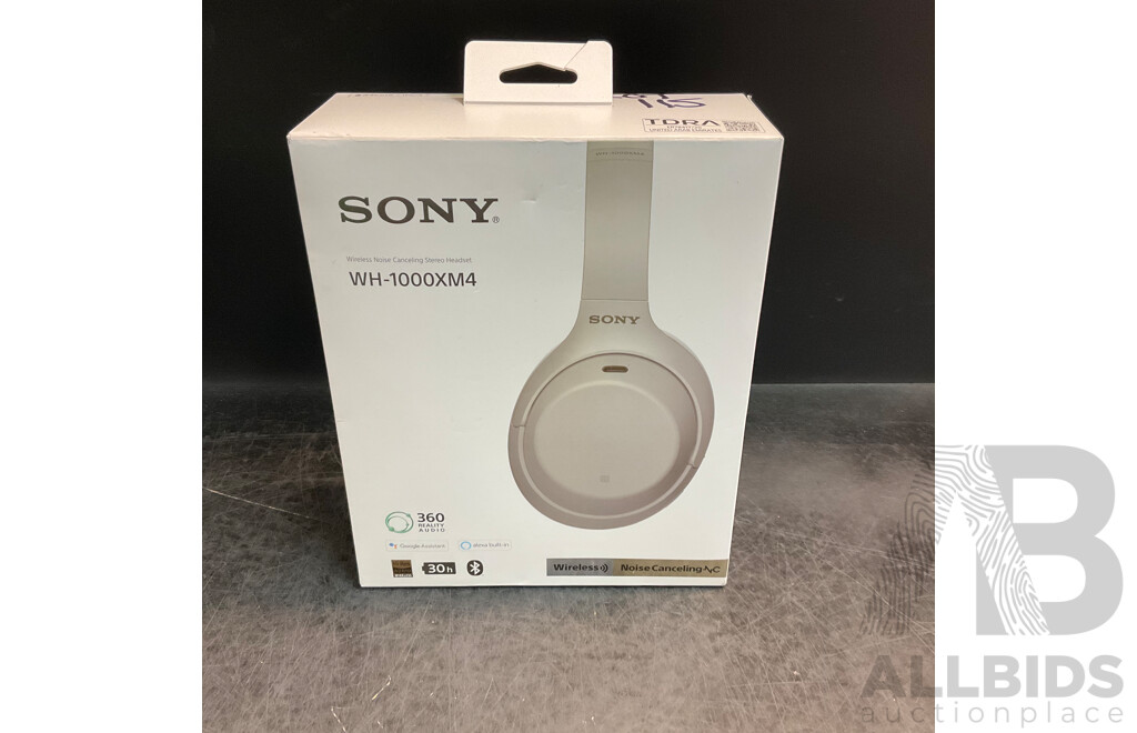 Sony WH-1000XM4 Wireless Noise Cancelling Stereo Headset