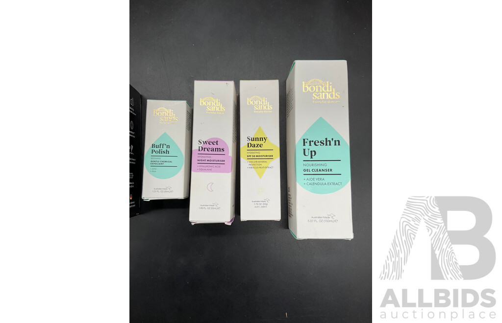 BRAUN Silk-epil 5 Epilator and BONDI SANDS Skincare Products - Lot of 5