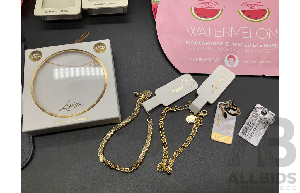 Assorted Women's Clothing, Costume Jewellery and Cosmetics