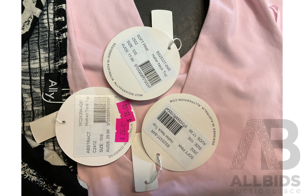 Assorted Women's Clothing, Costume Jewellery and Cosmetics