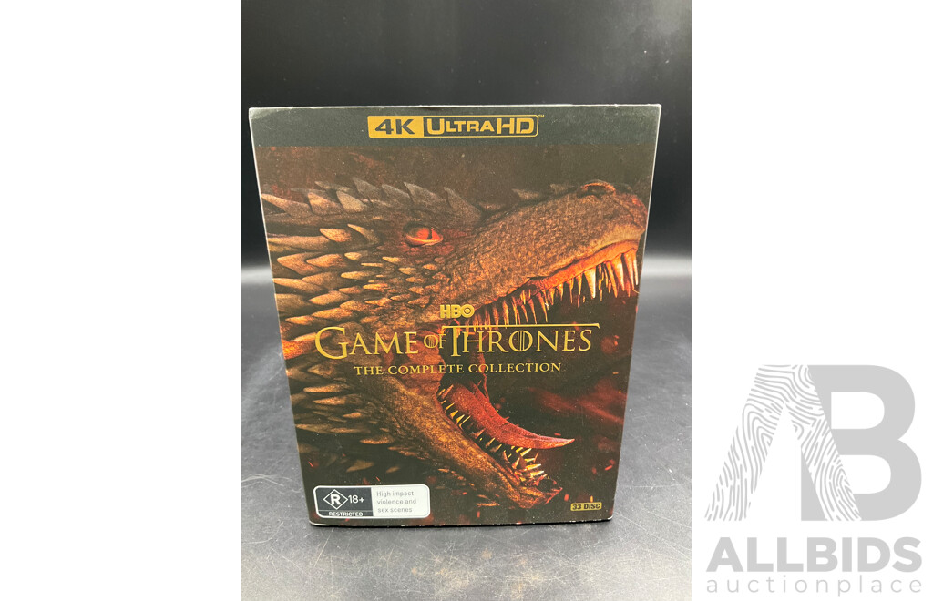 Game of Thrones the Complete Collection, 33 DVD's Set