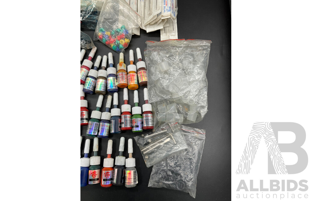 Tattoo Kit Containing Most of Necessary Equipment