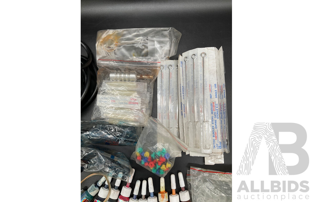 Tattoo Kit Containing Most of Necessary Equipment