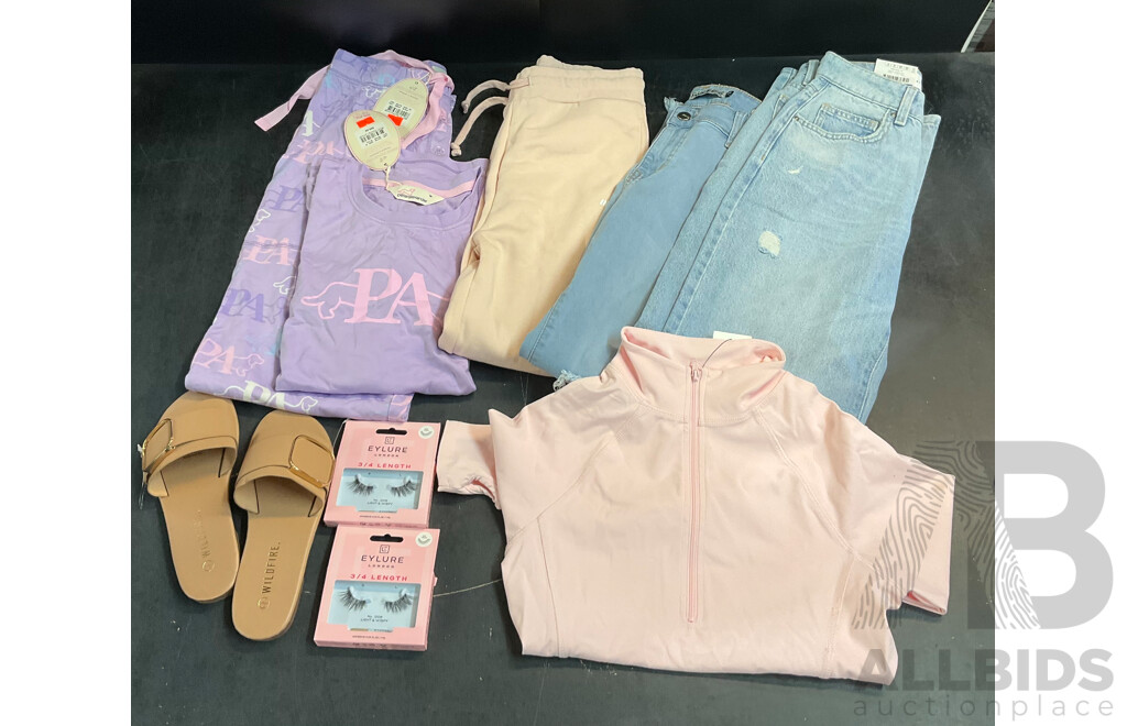 Assorted Women's Apparel & Accessories Size S/M/10/12 - Includes Peter Alexander, in Sport, Cotton on and More